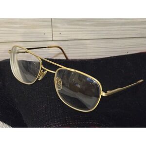RANDOLPH AVIATOR Eyeglasses FGN S140 52-20 GOLD Frame Romania Engineering Pilot